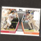 BUSTER POSEY & JOE MAUER 2011 Topps Diamond Duos - Giants & Twins