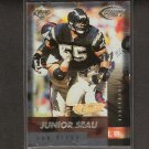 JUNIOR SEAU - 1999 Collector's Edge Fury Gold Ingot Millenium Collection - Chargers & USC Trojans