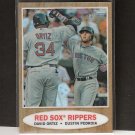 DAVID ORTIZ & DUSTIN PEDROIA 2011 Topps Heritage Chrome Refractor - Boston Red Sox DAVID ORTIZ & DUSTIN PEDROIA 2011 Topps Heritage Chrome Refractor - Boston Red Sox