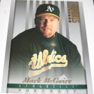 MARK McGWIRE - 1997 Studio 8x10 Portrait - Oakland A's & St. Louis Cardinals