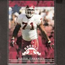 EDDIE FREEMAN 2002 Leaf Rookies & Stars Short Print RC - Chiefs & Alabama-Birmingham EDDIE FREEMAN 2002 Leaf Rookies & Stars Short Print RC - Chiefs & Alabama-Birmingham