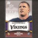 KYLE RUDOLPH 2011 Topps Rookie Rising - Vikings & Notre Dame Fighting Irish