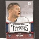 JAKE LOCKER 2011 Topps Rookie Rising - Titans & Washington Huskies
