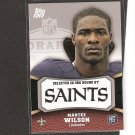 MARTEZ WILSON 2011 Topps Rookie Rising - Saints & Illinois Fighting Illini MARTEZ WILSON 2011 Topps Rookie Rising - Saints & Illinois Fighting Illini