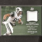 DUSTIN KELLER 2011 Topps Rookie Rising Game-Used Jersey - Jets & Purdue Boilermakers DUSTIN KELLER 2011 Topps Rookie Rising Game-Used Jersey - Jets & Purdue Boilermakers