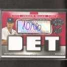 ANDREW MILLER - 2007 Topps Triple Treads Autograph RC - Orioles #70/99 ANDREW MILLER - 2007 Topps Triple Treads Autograph RC - Orioles #70/99