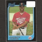 JACQUE JONES - 1997 Bowman Rookie Card - Minnesota Twins JACQUE JONES - 1997 Bowman Rookie Card - Minnesota Twins