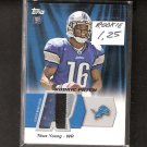 TITUS YOUNG - 2011 Topps Rookie Patch Player-Worn 3-Color Jersey Relic - Lions & Boise State TITUS YOUNG - 2011 Topps Rookie Patch Player-Worn 3-Color Jersey Relic - Lions & Boise State