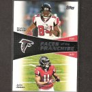 JULIO JONES & RODDY WHITE 2011 Topps Faces of the Franchise Rookie - Atlanta Falcons JULIO JONES & RODDY WHITE 2011 Topps Faces of the Franchise Rookie - Atlanta Falcons