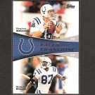 PEYTON MANNING & REGGIE WAYNE 2011 Topps Faces of the Franchise - Indianapolis Colts