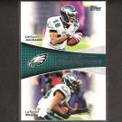 DeSEAN JACKSON & LeSEAN McCOY 2011 Topps Faces of the Franchise - Philadelphia Eagles DeSEAN JACKSON & LeSEAN McCOY 2011 Topps Faces of the Franchise - Philadelphia Eagles