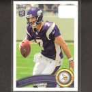 CHRISTIAN PONDER 2011 Topps Rookie Card - Vikings & Florida State Seminoles