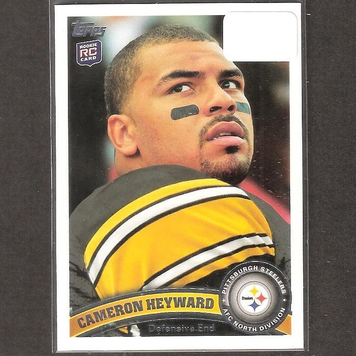 CAMERON HEYWARD 2011 Topps Rookie Card - Steelers & Ohio State Buckeyes