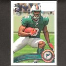 DANIEL THOMAS 2011 Topps Rookie Card - Dolphins & Kansas State