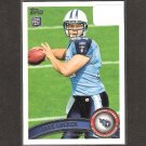 JAKE LOCKER 2011 Topps Rookie Card - Tennessee Titans & Washington Huskies