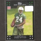 DARRELLE REVIS 2007 Topps Rookie Card - Patriots, NY Jets & Pitt Panthers