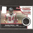 RODDY WHITE 2005 Bowman Fabric of the Future Jersey/Relic ROOKIE - Falcons & Alabama Birmingham RODDY WHITE 2005 Bowman Fabric of the Future Jersey/Relic ROOKIE - Falcons & Alabama Birmingham