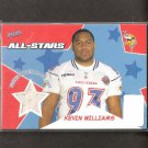 KEVIN WILLIAMS 2005 Bazooka Pro Bowl Game Used Jersey/Relic ROOKIE - Vikings & Oklahoma State