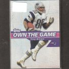 TROY BROWN - 2002 Topps Own the Game - New England Patriots & Marshall Thundering Herd TROY BROWN - 2002 Topps Own the Game - New England Patriots & Marshall Thundering Herd