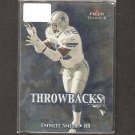 EMMITT SMITH - 2000 Fleer Tradition Throwbacks - Dallas Cowboys & Florida Gators EMMITT SMITH - 2000 Fleer Tradition Throwbacks - Dallas Cowboys & Florida Gators