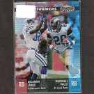 EDGERRIN JAMES & MARSHALL FAULK - 2001 Bowman's Best Performers - Colts & Rams