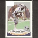 ALEXANDER WRIGHT - 1990 Fleer Update ROOKIE Card - Dallas Cowboys & Auburn Tigers