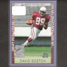 DAVID BOSTON - 1999 Topps Season Opener Rookie Card - Arizona Cardinals & Ohio State Buckeyes