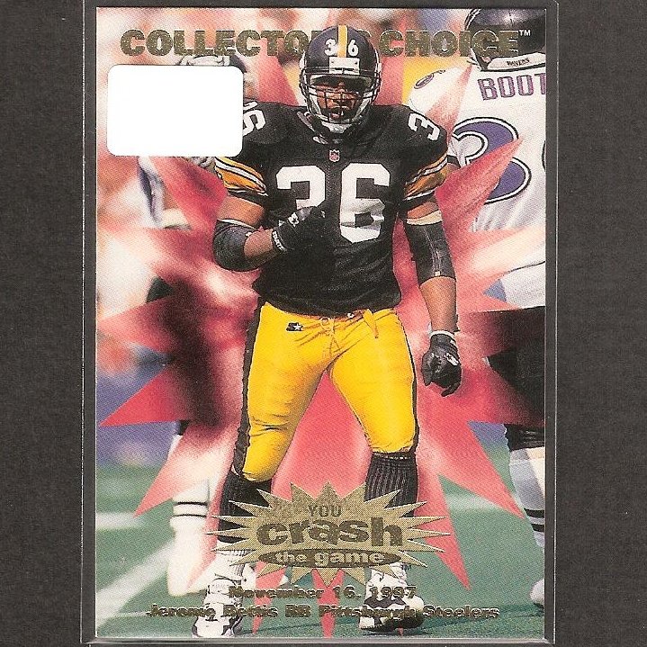 JEROME BETTIS 1997 Collector's Choice You Crash the Game - Steelers ...