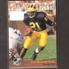 TSHIMANGA BIAKABUTUKA 1996 Classic RC - Carolina Panthers & Michigan Wolverines