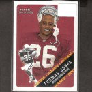 THOMAS JONES - 2000 Fleer Tradition Rookie Card RC - Virginia Cavaliers & NY Jets