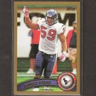 DeMECO RYANS - 2011 Topps Gold Parallel - Houston Texans & Alabama Crimson Tide