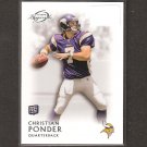 CHRISTIAN PONDER 2011 Topps Legends Rookie Card RC - Minnesota Vikings & Florida State Seminoles