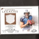 JAKE LOCKER 2011 Topps Legends Aspiring Legacies RELIC/JERSEY RC - Titans & Washington Huskies JAKE LOCKER 2011 Topps Legends Aspiring Legacies RELIC/JERSEY RC - Titans & Washington Huskies