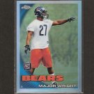 MAJOR WRIGHT 2010 Topps Chrome Refractor Rookie RC - Bears & Florida Gators