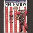 LARRY FITZGERALD 2011 Panini Gridiron Gear NFL Nation - Cardinals & Pitt Panthers