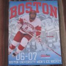 2006-07 Boston University Terriers NCAA PROGRAM - BU Hockey, Gilroy, Yip, Curry Volume 1 & 2