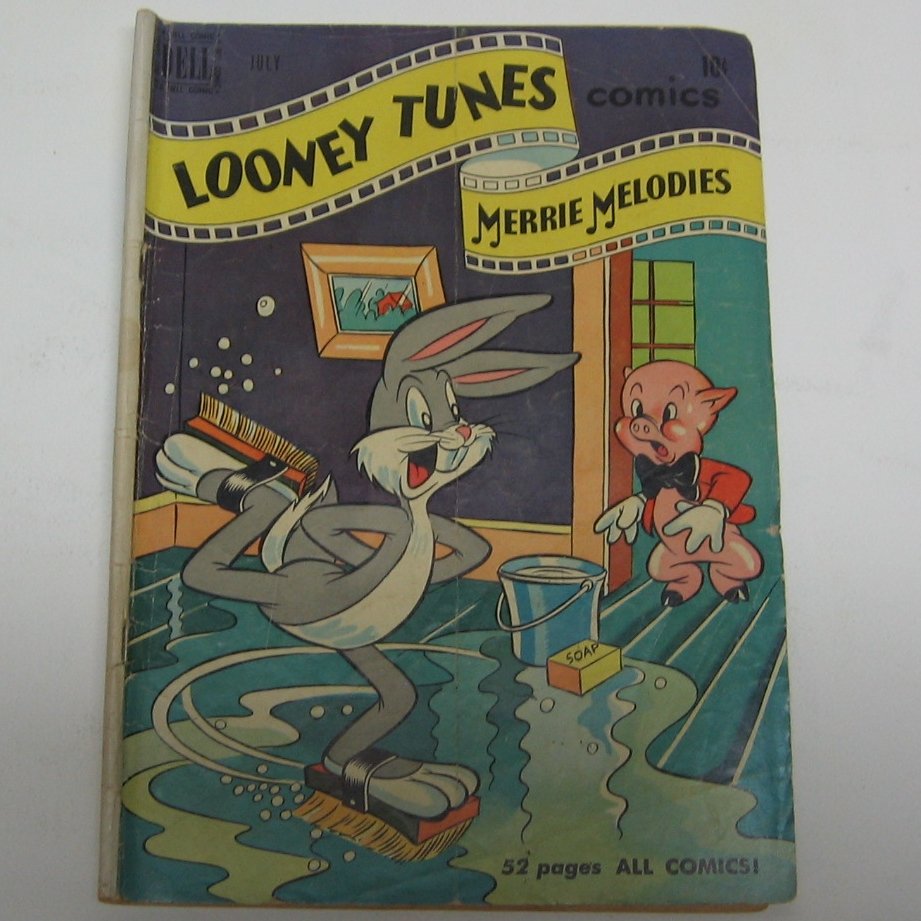 LOONEY TUNES #105 - 1950 Dell Comics - Golden Age - 10 cent cover