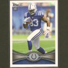 DWAYNE ALLEN 2012 Topps Rookie Card RC - Colts & Clemson Tigers