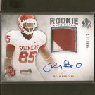 RYAN BROYLES 2012 SP Authentic - Autograph 2-Color Relic RC - Lions & Sooners RYAN BROYLES 2012 SP Authentic - Autograph 2-Color Relic RC - Lions & Sooners