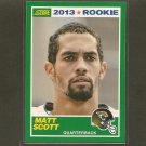 MATT SCOTT 2013 Score Rookie Card - Jaguars & Arizona Wildcats