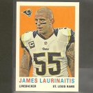 2013 Topps JAMES LAURINAITIS 1959 Mini - Rams & Ohio State Buckeyes 2013 Topps JAMES LAURINAITIS 1959 Mini - Rams & Ohio State Buckeyes