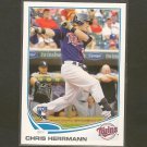 2013 Topps CHRIS HERRMANN Rookie Card RC - Minnesota Twins