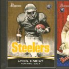 CHRIS RAINEY 2012 Bowman Rookie RC - Steelers & Florida Gators CHRIS RAINEY 2012 Bowman Rookie RC - Steelers & Florida Gators