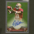 QUINTON PATTON 2013 Topps Chrome Rookie Autograph RC #/600 - 49ers & LA Tech QUINTON PATTON 2013 Topps Chrome Rookie Autograph RC #/600 - 49ers & LA Tech