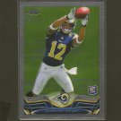 STEDMAN BAILEY 2013 Topps Chrome Rookie RC - Rams & West Virginia Mountaineers
