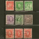Australia King George VI & Queen Elizabeth Definitives Postage Stamp Lot x9 Australia King George VI & Queen Elizabeth Definitives Postage Stamp Lot x9