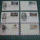 USPS Fleetwood, Artcraft Airmail Stationery Postal Card FDC First Day of Issue Lot x11 USPS Fleetwood, Artcraft Airmail Stationery Postal Card FDC First Day of Issue Lot x11