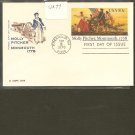 1978 USPS Card House of Farnham FDC Scott #UX77 - Freehold, NJ - Molly Pitcher! First Day of Issue 1978 USPS Card House of Farnham FDC Scott #UX77 - Freehold, NJ - Molly Pitcher! First Day of Issue
