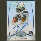 TY T.Y. HILTON 2012Topps Platinum Rookie Autograph RC - Colts & Florida International