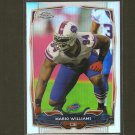 MARIO WILLIAMS 2014 Topps Chrome Refractor - Buffalo Bills & NC State Wolfpack